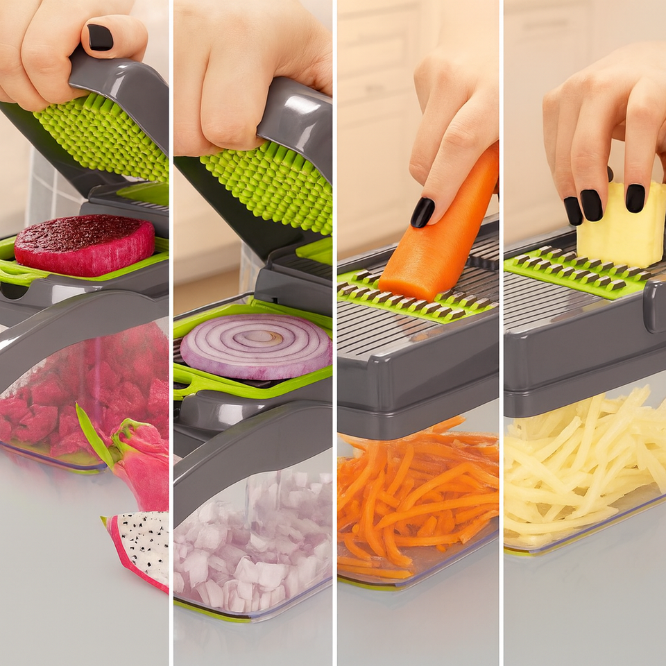 Fatiador Profissional Multiuso -  CutMaster Pro Inox 16 em 1 - Aproveite a oferta!