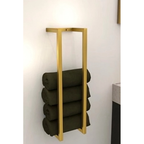 Suporte de Toalhas Banho de Ferro Estilo Industrial
