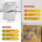 Tábua De Corte Aço Inoxidável Antibacteriana.