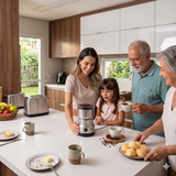Moedor Elétrico de Café, Grãos e Temperos em Inox | Triturador Multifuncional
