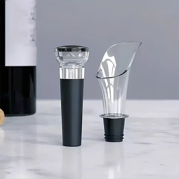 Kit Abridor Saca Rolhas de Vinhos Elétrico - Cazehn